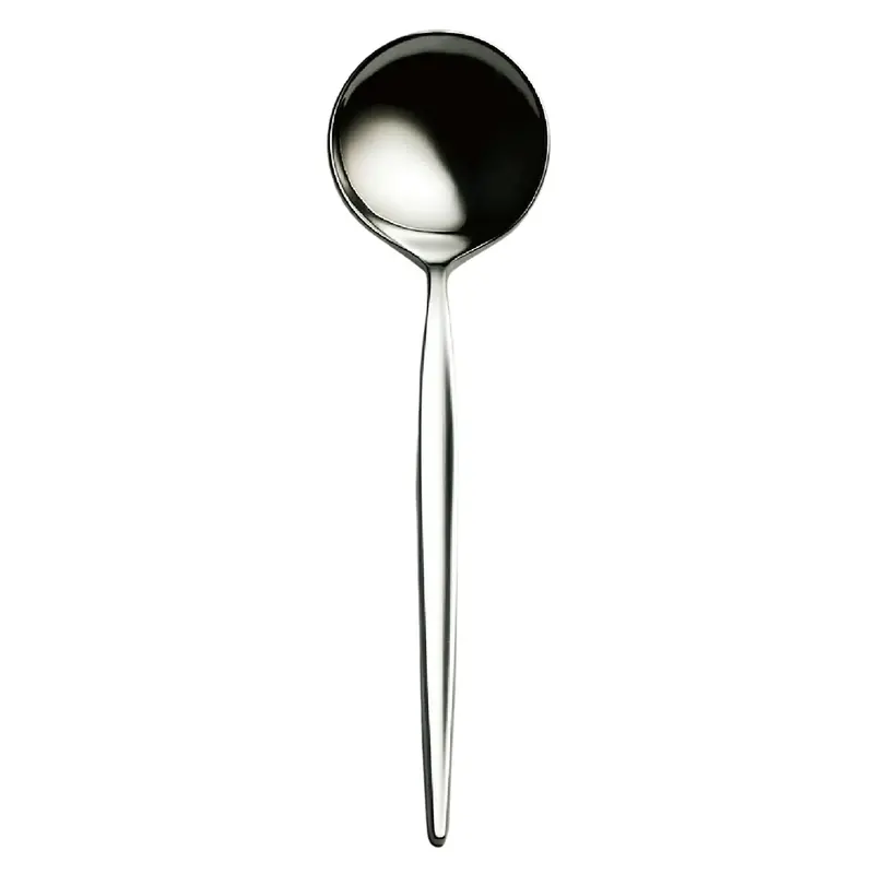 Luckywood Meteora Bouillon Spoon – Stainless Steel Clear Broth Spoon 1