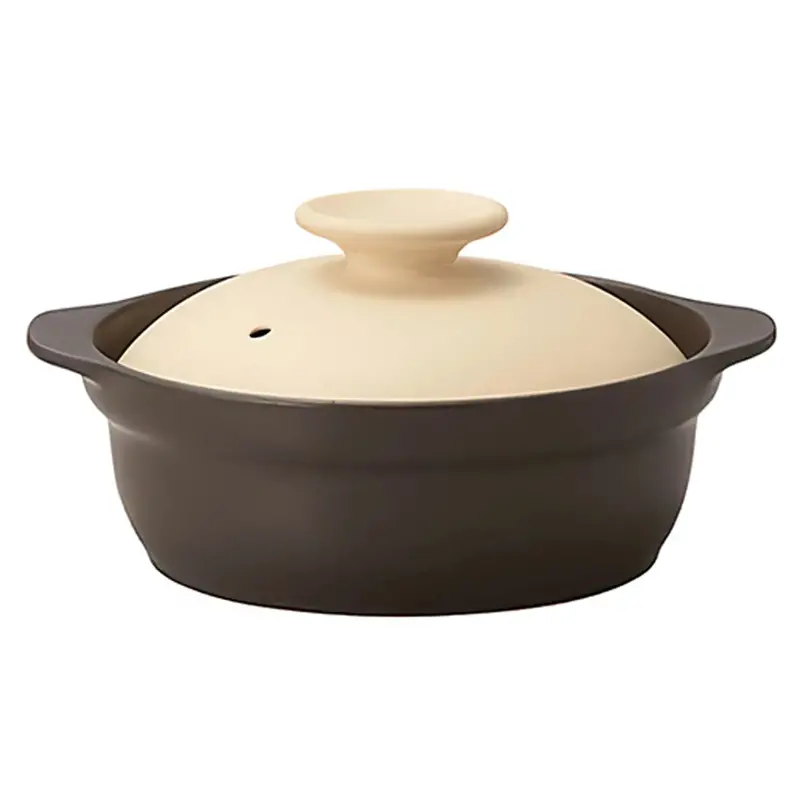 M.Style Karl Ceramic Induction-Compatible Donabe Casserole 1