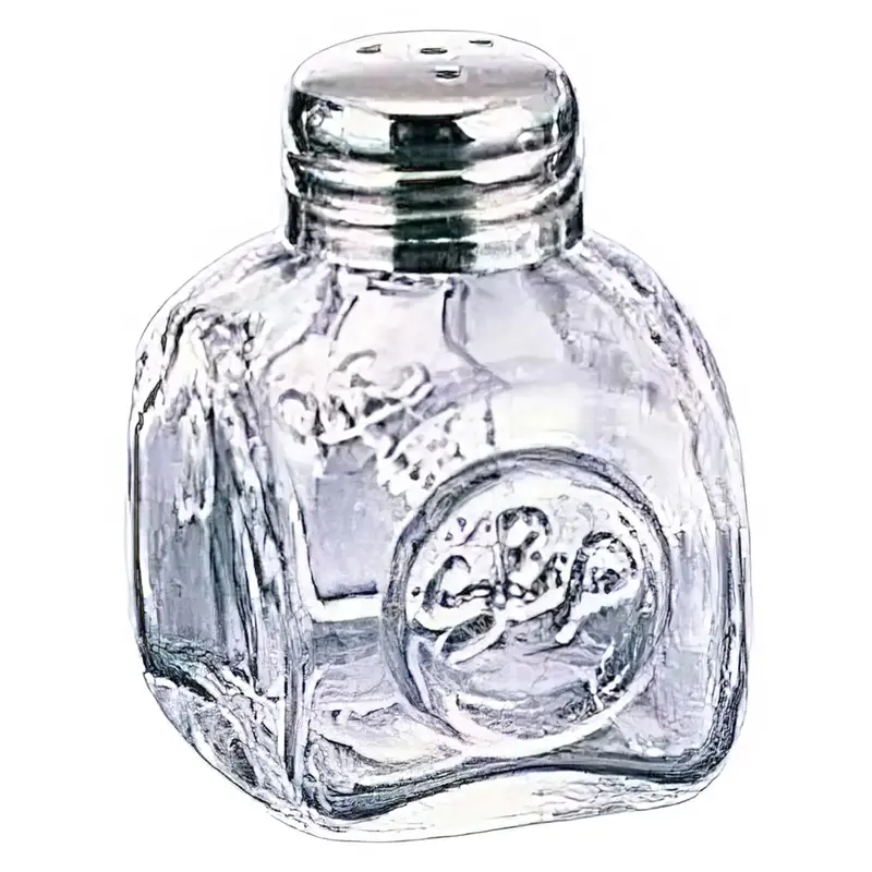 M-Taka Dual-Compartment Glass Salt & Pepper Shaker – Modern Table Set 1