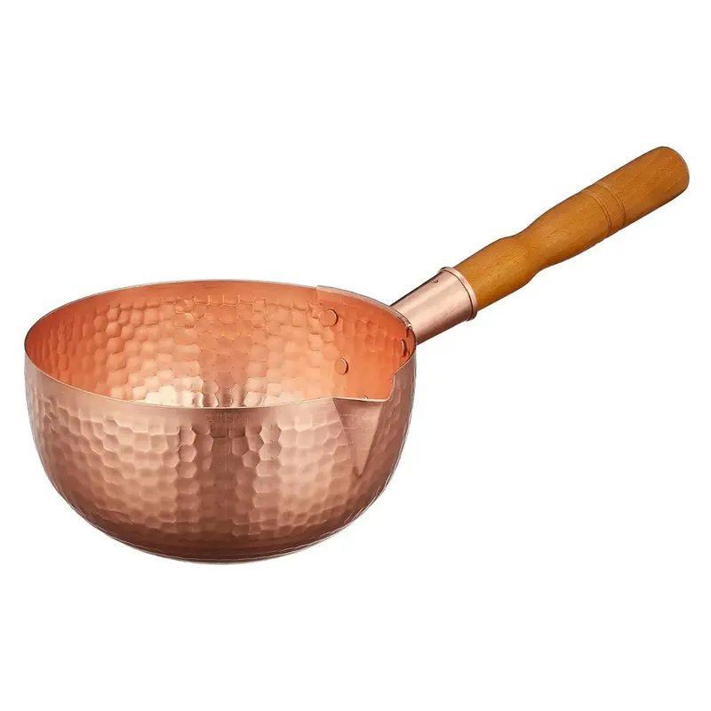 Marushin Douki Pure Copper Round-Bottom Saucepan 1