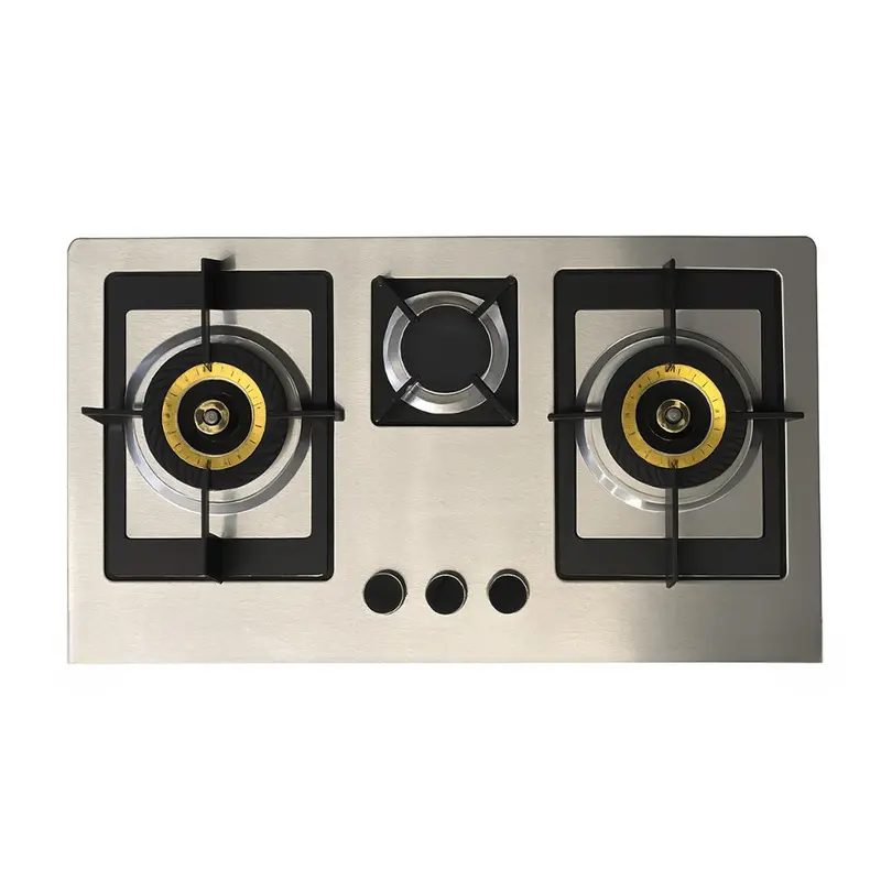 Max 402Br-Ng 3-Burner Natural Gas Cooktop 1