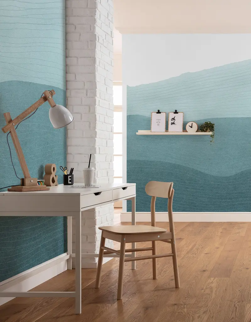 Mild Mounds Organic Texture Mural Wallpaper 1