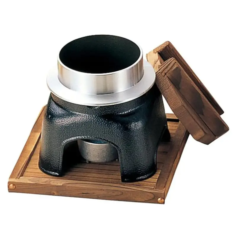 Min Black Aluminum Kamameshi Pot Set 1