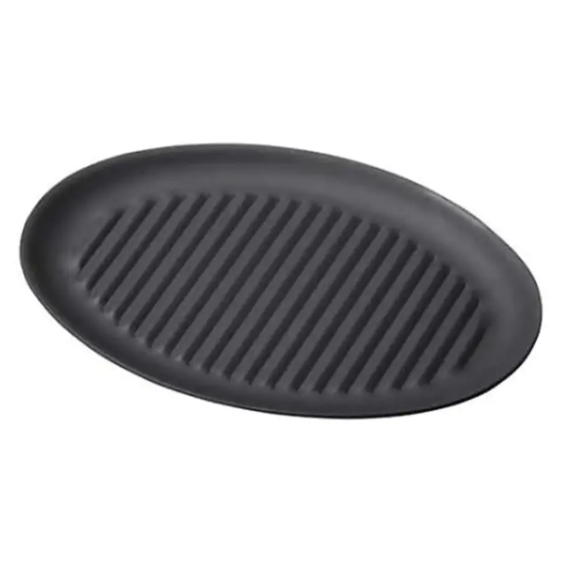 Min Oval Cast Iron Sizzler Grill For Tabletop Searing 1