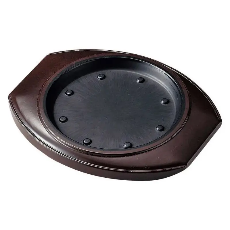Min Phenolic Resin Stand For Round Cast Iron Sizzler Platter 1