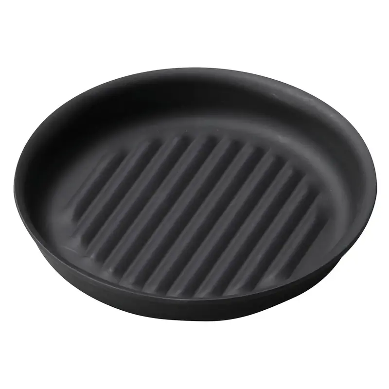 Min Round Cast Iron Sizzler Grill For Even Heat Distribution 1
