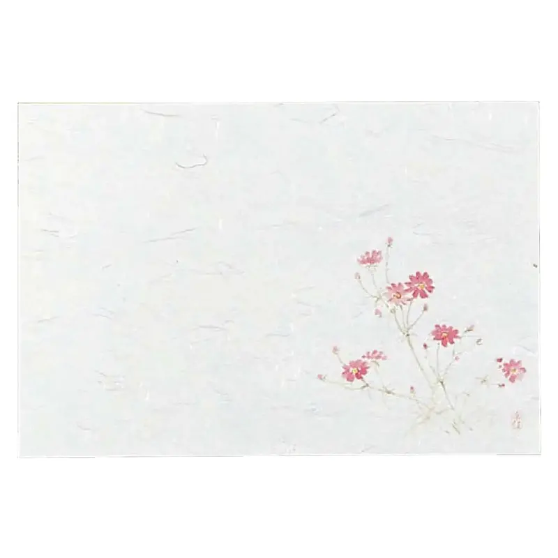 Min Senju Cosmos Flower Washi Placemats – 100-Piece Garden-Inspired Set 1