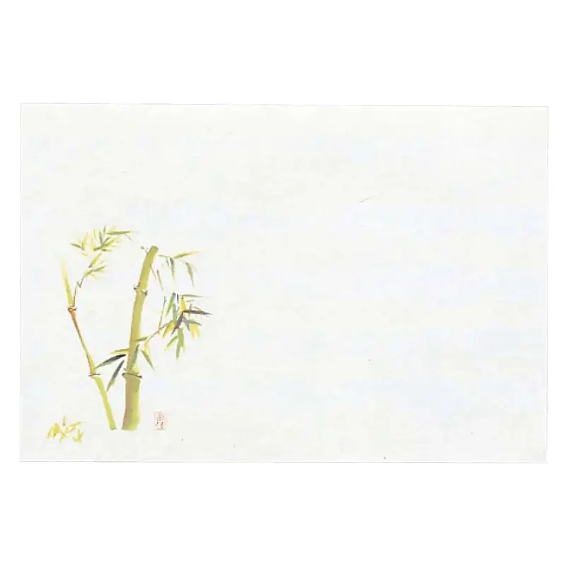 Min Senju Washi Paper Placemats – Bamboo Motif, 100-Pack 1