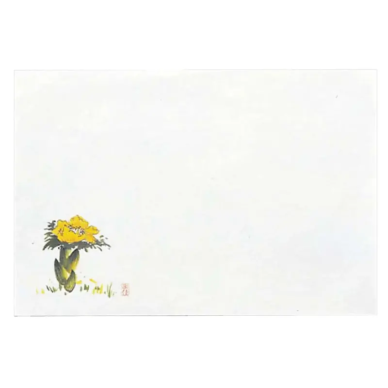 Min Senju Washi Paper Placemats – Pheasant’S Eye Floral, 100-Pack 1