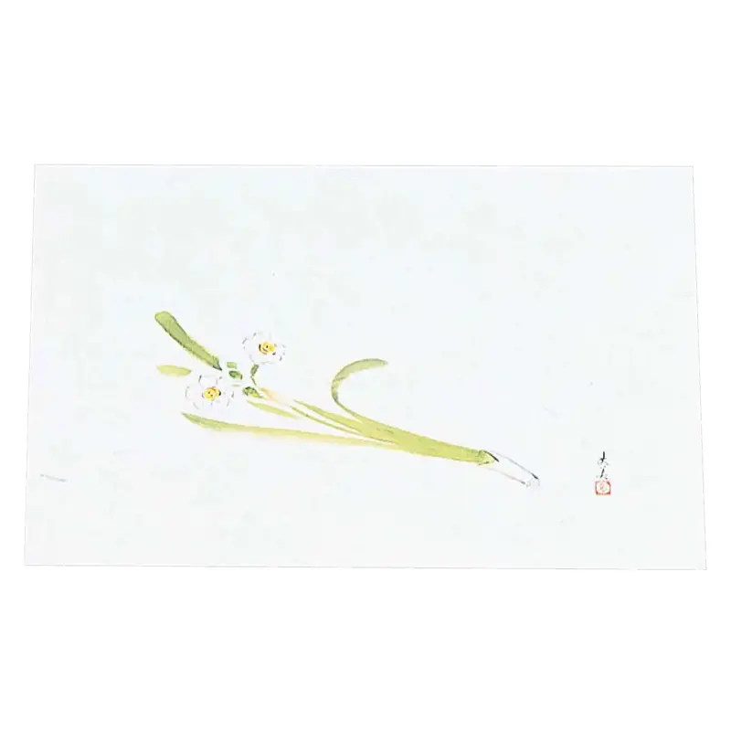 Min Washi Paper Placemats – Daffodil Spring Design, 100-Pack 1