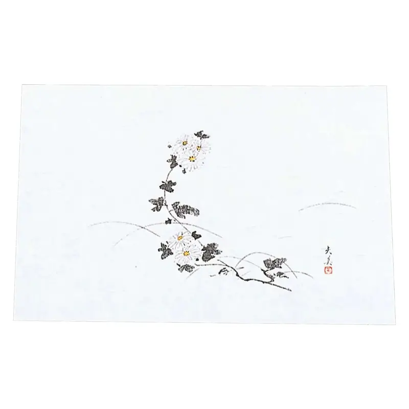 Min Washi Paper Placemats – Kiku (Chrysanthemum) Art, 100-Pack 1