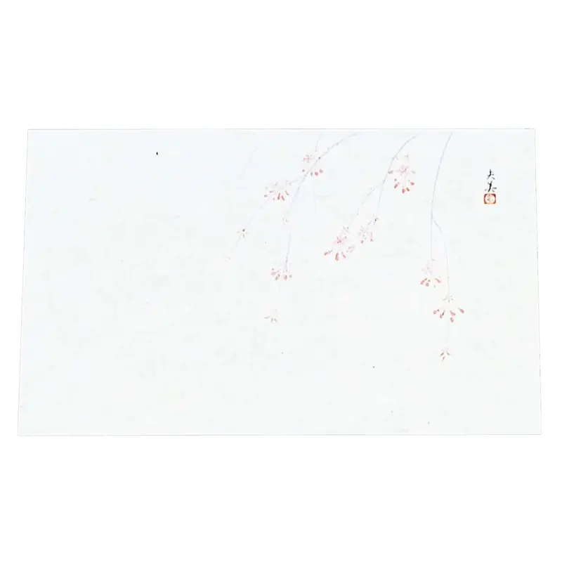 Min Washi Paper Placemats – Weeping Cherry (Shidarezakura), 100-Pack 1