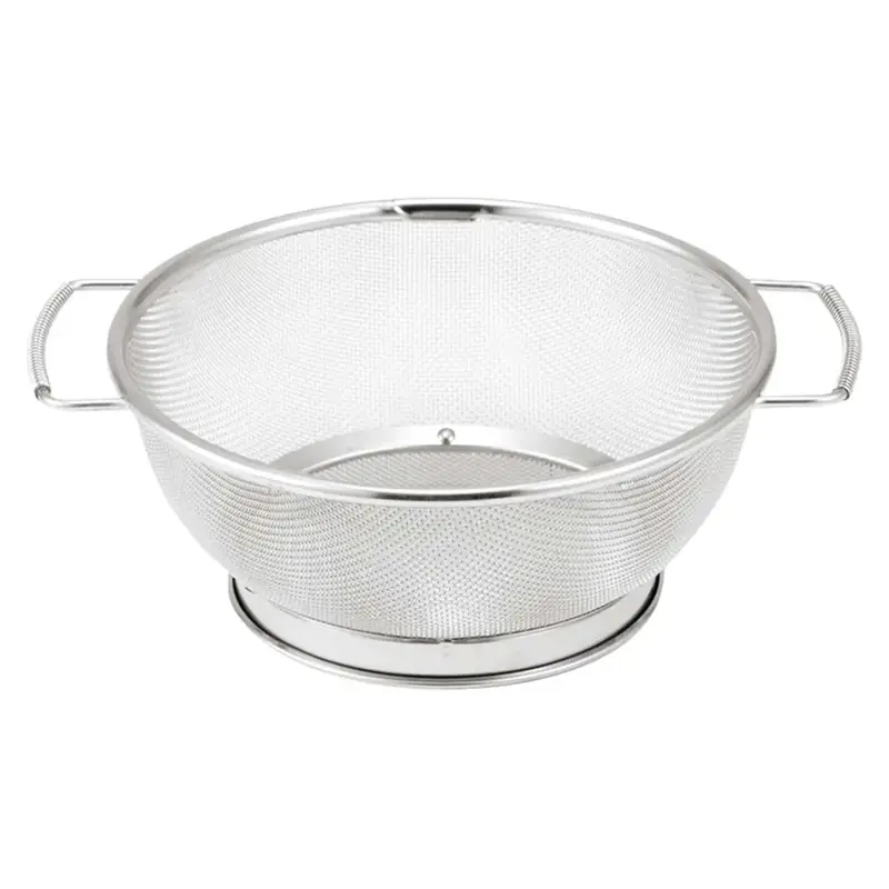 Minex Heavy-Duty Stainless Steel Colander With Ergonomic Handles And Stable Base 1