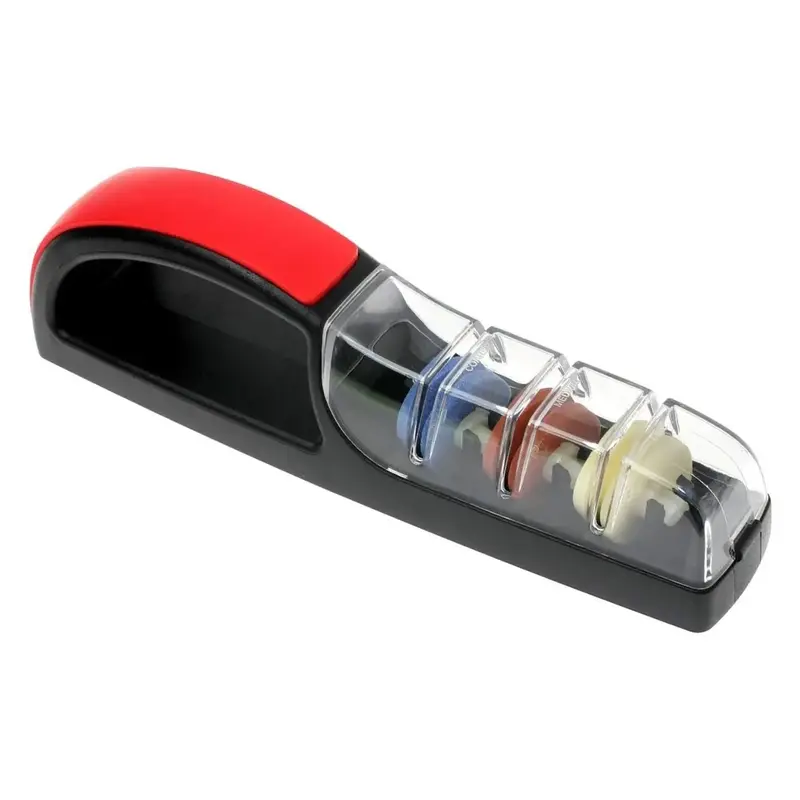 Minosharp Plus Water Wheel Sharpener – Triple-Grit System, 550 Grit Final Stage 1