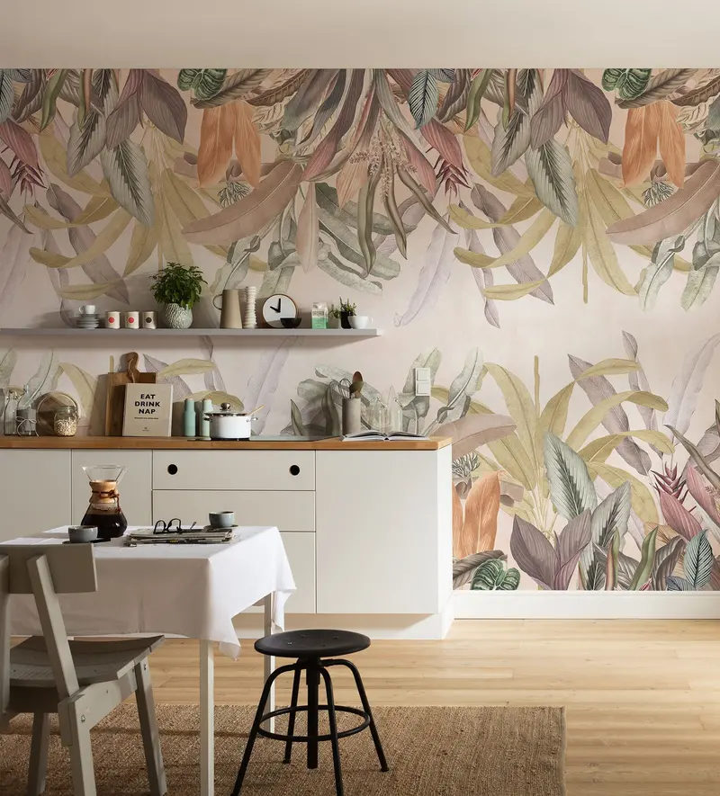 Mirror Maison Mural Wallpaper – Reflective Architectural Interior Print 1