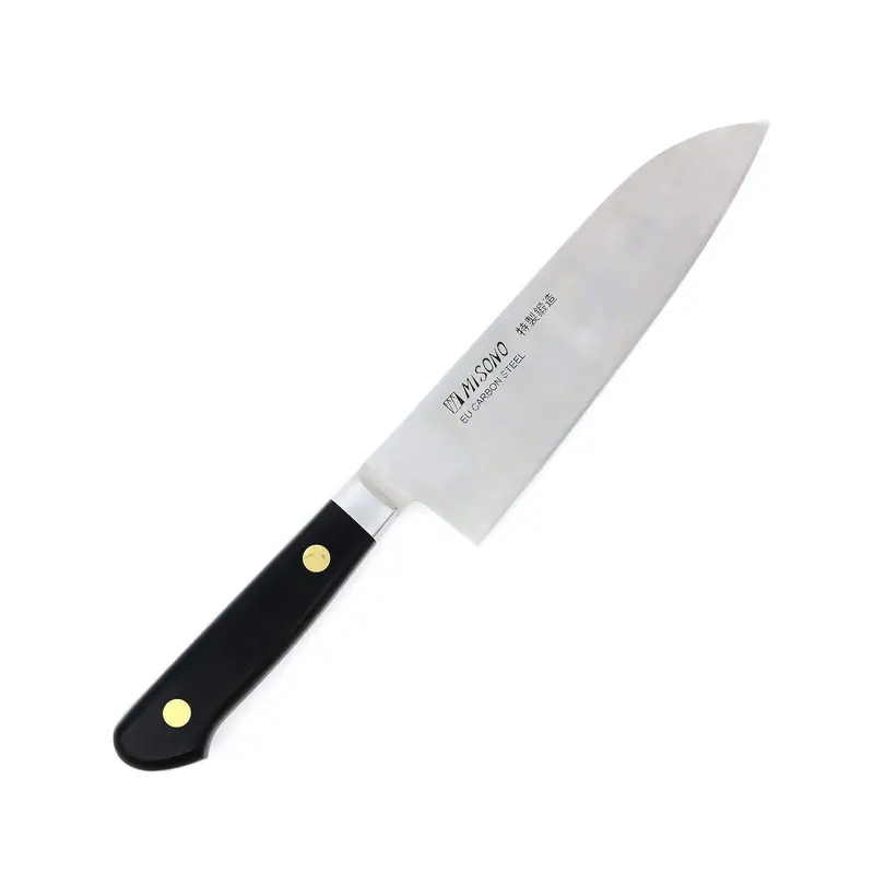 Misono Eu Santoku Knife – Swedish Carbon Steel 1