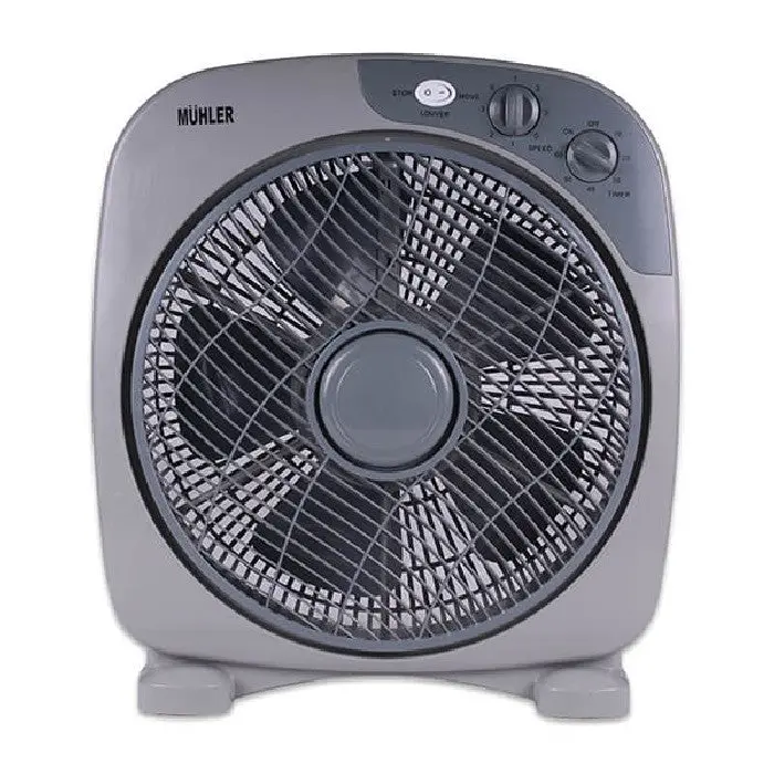 Muhler Ke651469 30Cm Box Fan – Adjustable Tilt & 3-Speed Operation 1