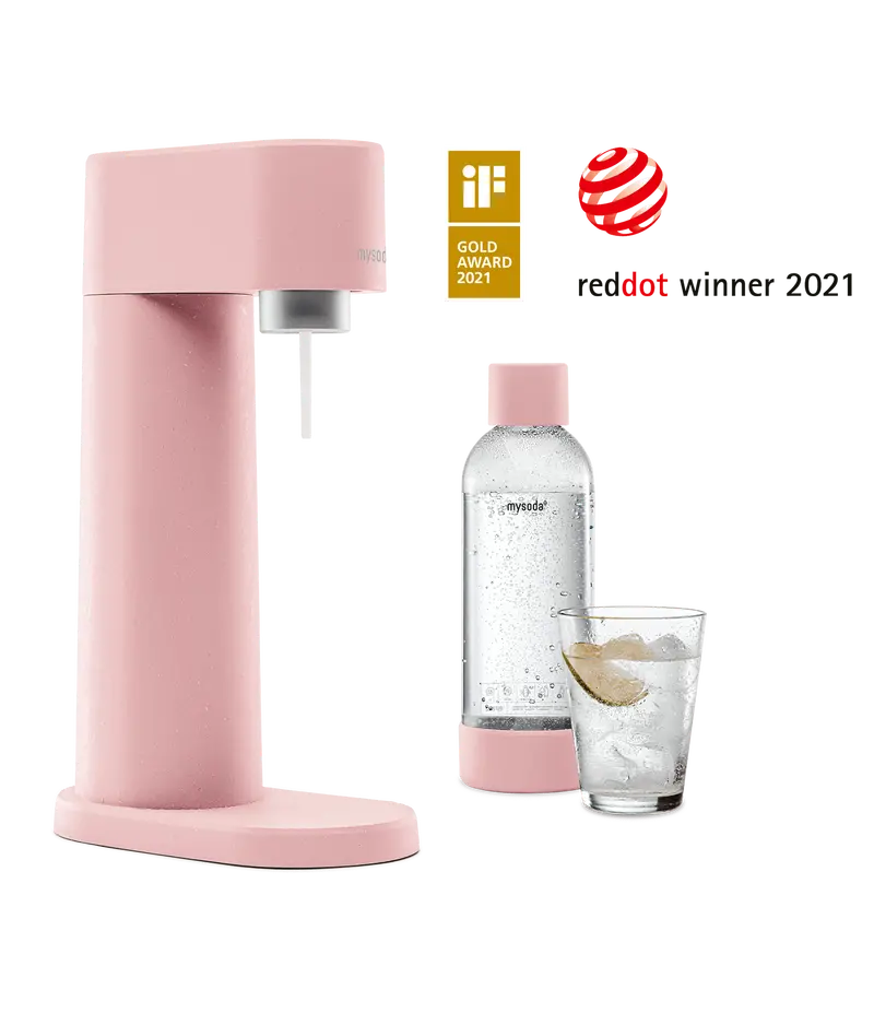 Mysoda Woody Pink Soda Maker – Home Carbonation System 1