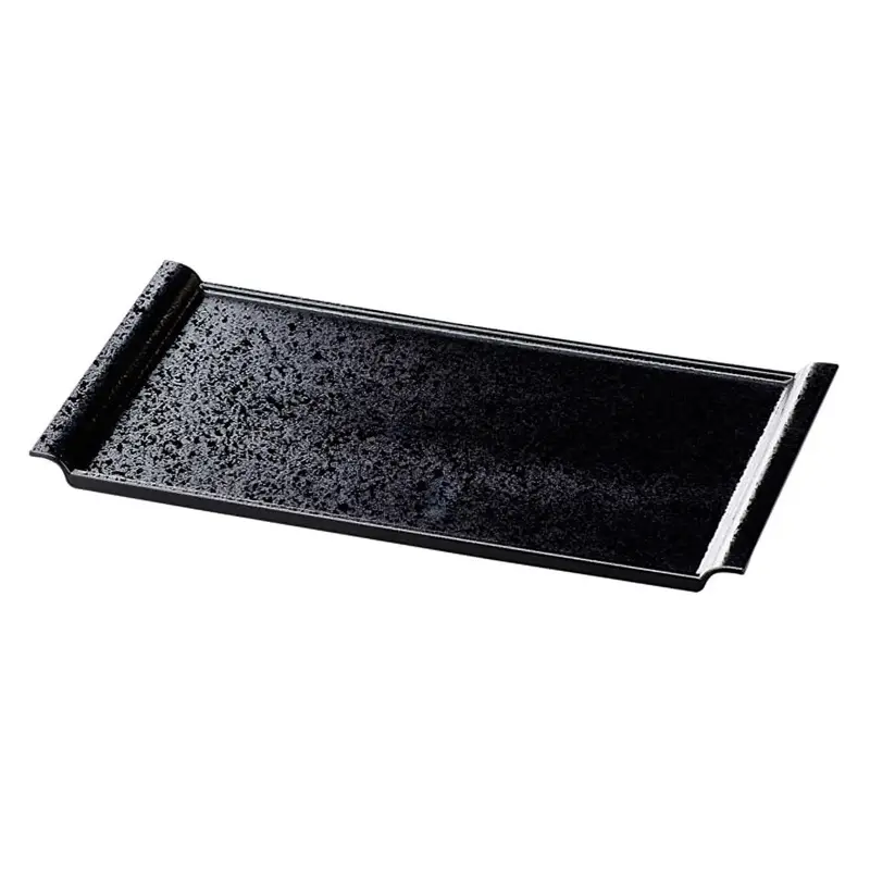Narrow Black Non-Slip Abs Resin Serving Tray – Fukui Craft 1