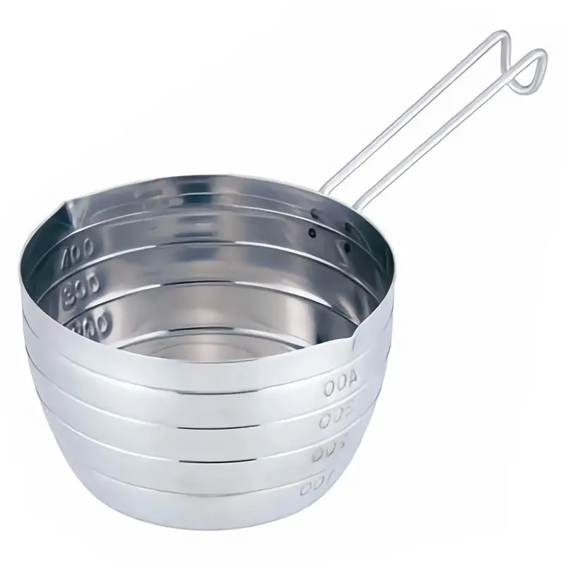 Nihon Metal Works Eco Clean Measuring Cup – Sustainable Stainless Steel Measuring Vessel 1