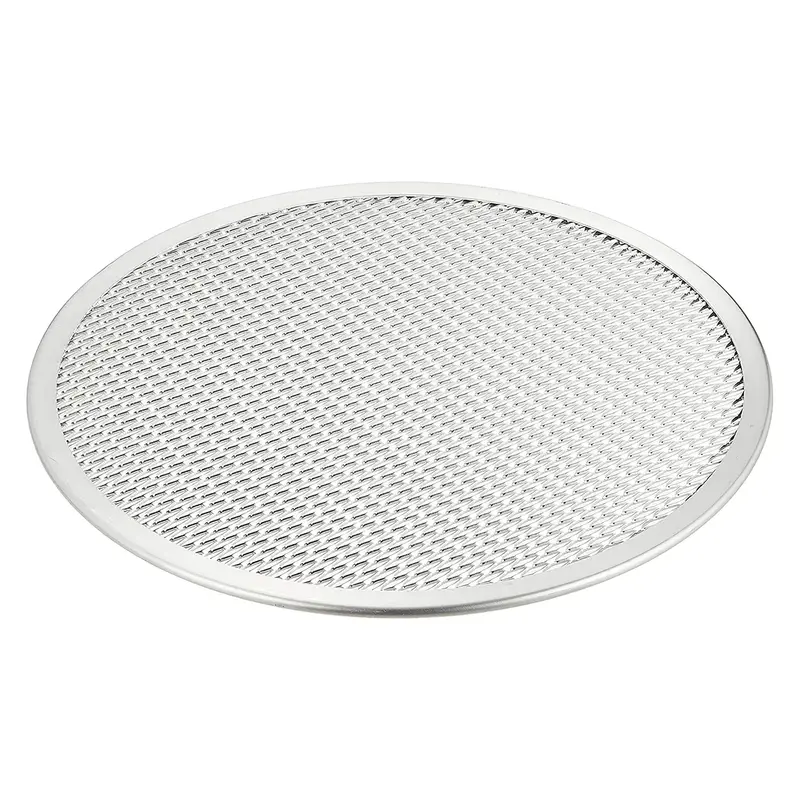 Nihon Metal Works Perforated Stainless Steel Pizza Pan 1