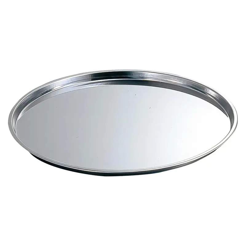 Nihon Metal Works Seamless Stainless Steel Pizza Pan 1