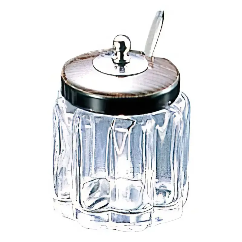 Ninomiya Wood-Grain Karashi Cruet – 60Ml Crystal Glass With Natural Pattern 1