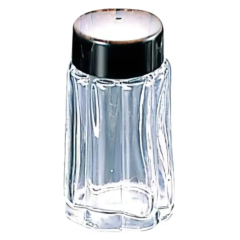 Ninomiya Wood-Grain Salt Shaker – 50Ml Crystal Glass With Warm Grain Detail 1