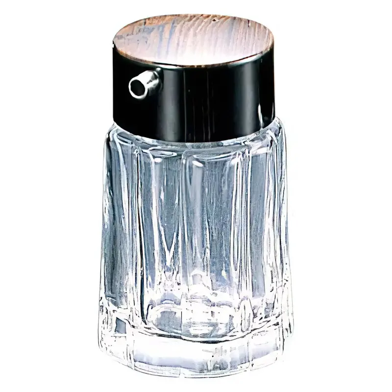Ninomiya Wood-Pattern Sauce Cruet – Crystal Glass, Artisan-Inspired Finish 1
