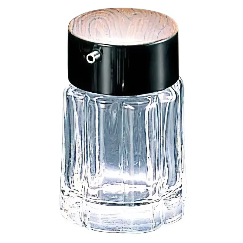 Ninomiya Wood-Pattern Soy Sauce Cruet – Crystal Glass, Stylish Pouring Design 1
