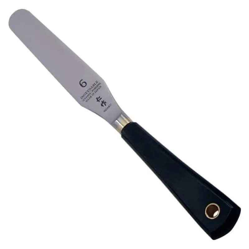 Nisaku Icing Spatula With Natural Wooden Handle – Stainless Steel Blade 1