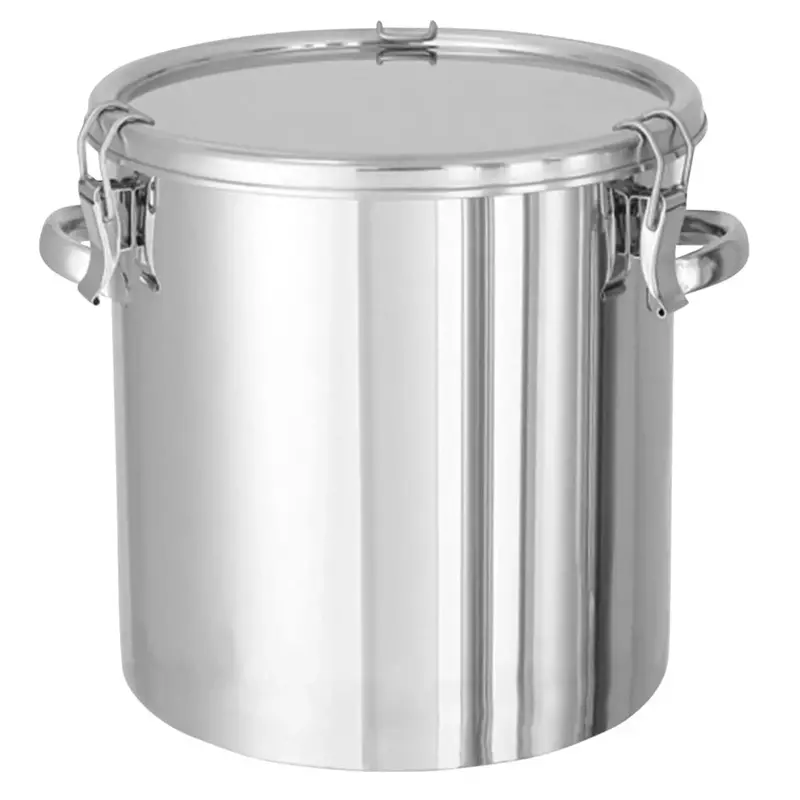 Nitto Kinzoku Nesting Stainless Steel Airtight Food Storage Box With Side Handles 1