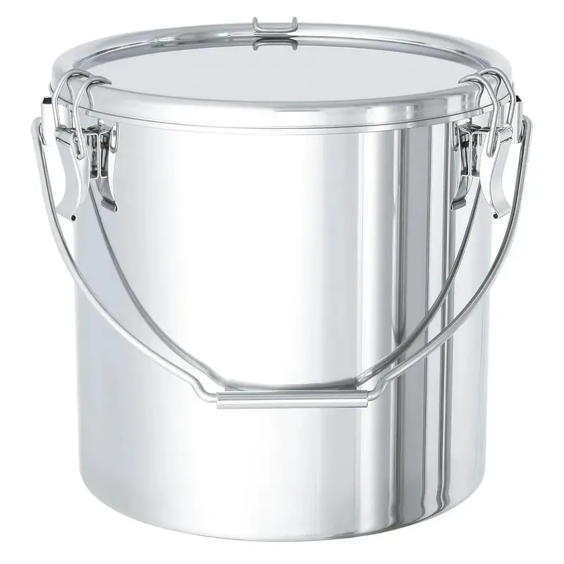 Nitto Kinzoku Stainless Steel Leak-Proof Food Container With Hinged Swing Handle 1