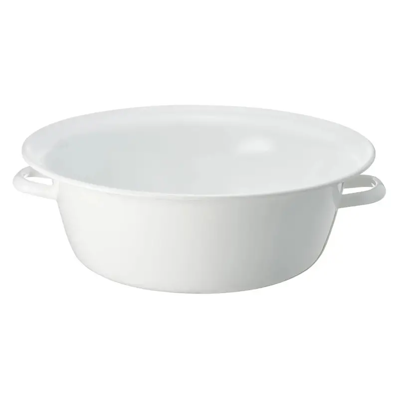 Noda Horo Enamel-Coated Wash Basin With Dual Side Handles 1