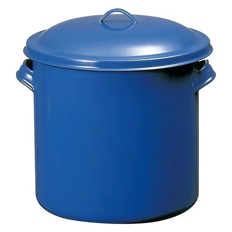 Noda Horo Enamel Storage Jar – Durable Colored Finish 1