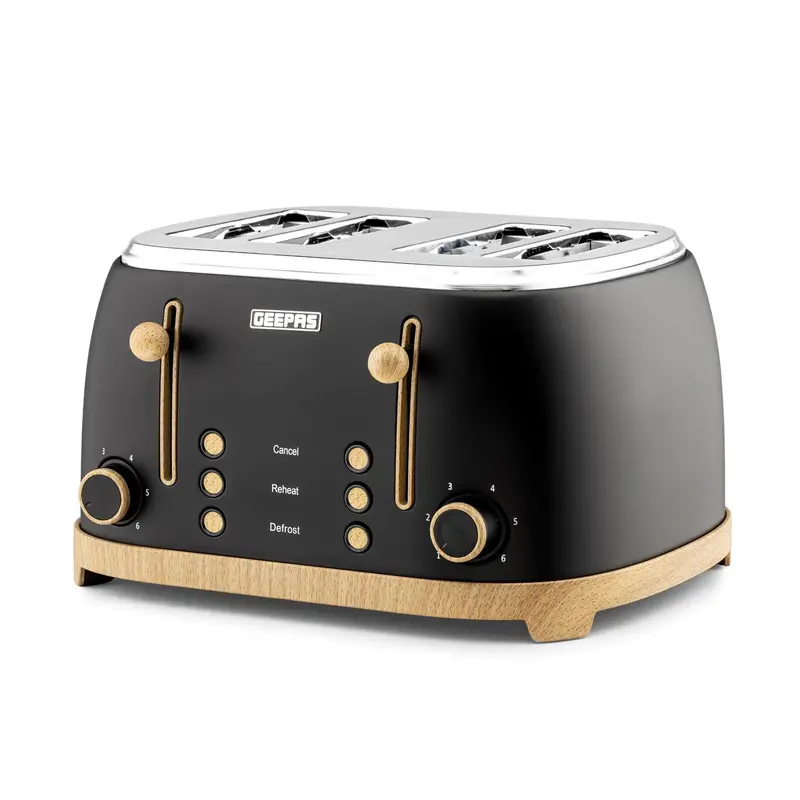 Nordiq Premium 4-Slice Toaster – 6-Browning Control & Defrost Function 1