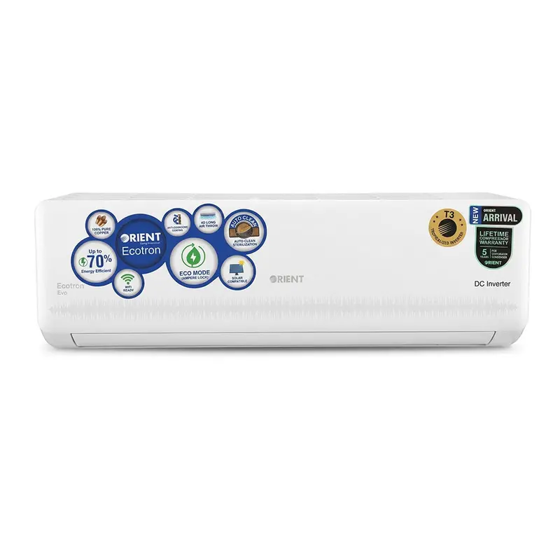 Orient Evo 19R Silk White 1.5-Ton Ecotron Dc Inverter Ac 1