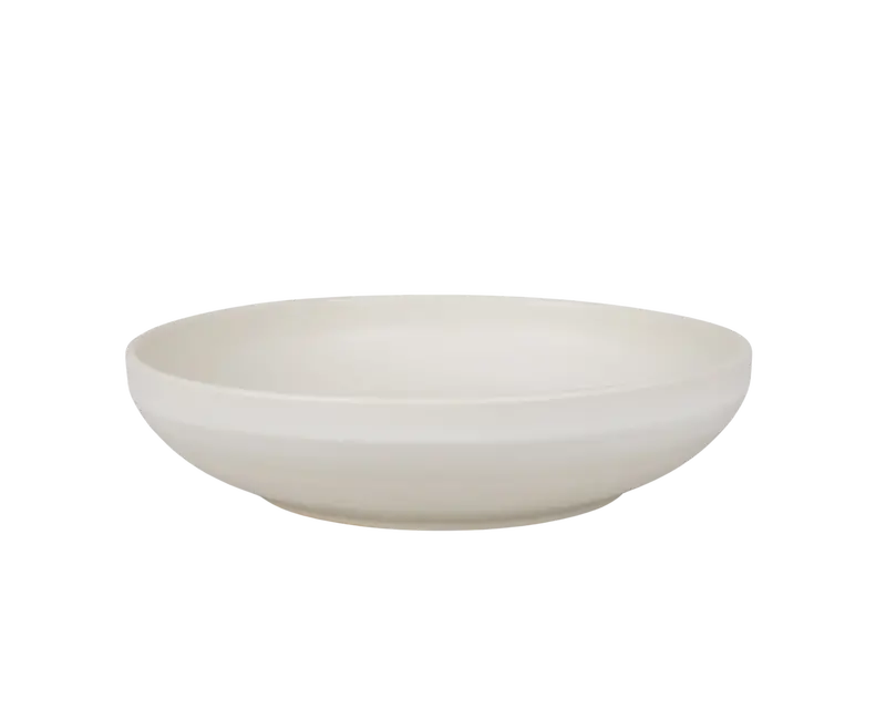 Otto Ceramic Shallow Bowl | Natural Glaze | Large Diameter 1