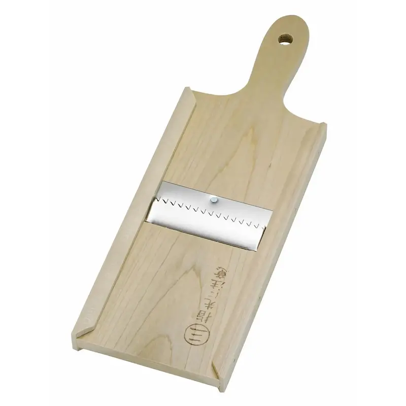 Oyanagi Sangyou Kiriboshi Daikon Mandoline Slicer – Natural Wood 1