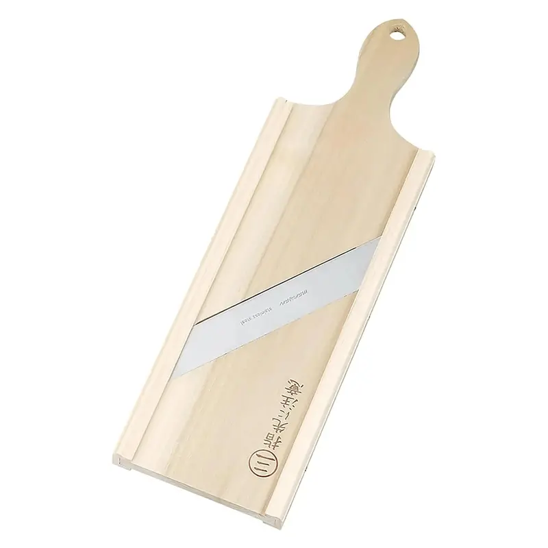 Oyanagi Sangyou Natural Wood Adjustable Mandoline Slicer 1