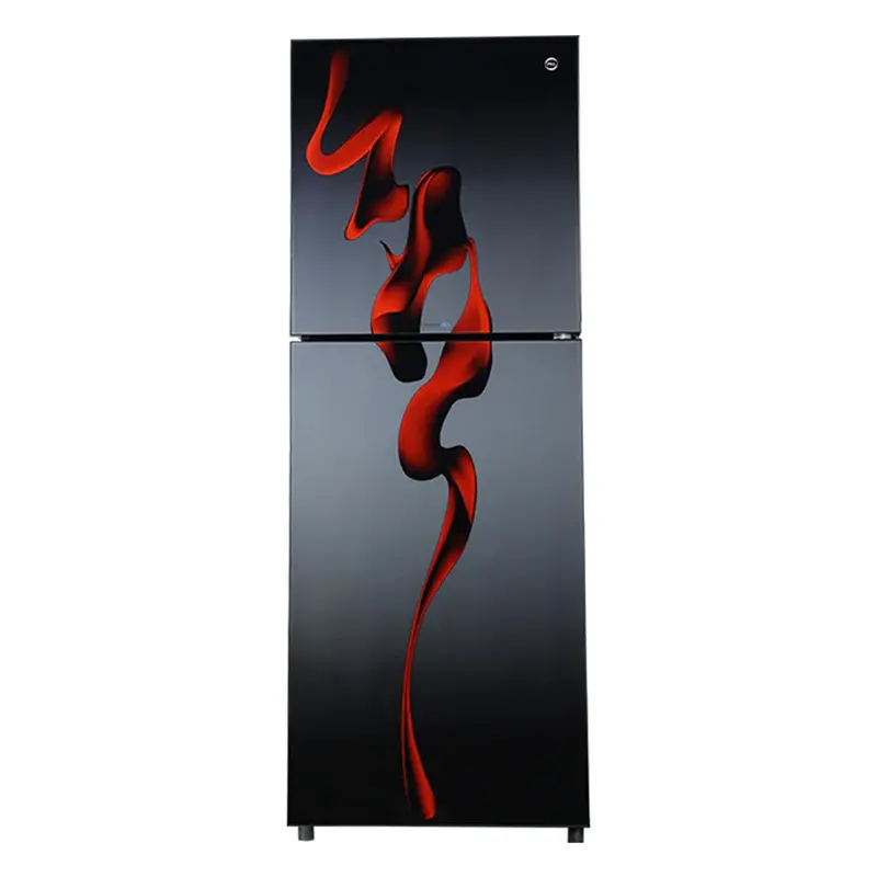 Pel 2350 Hazel Red Blaze Flat Glass Door Inverteron Refrigerator – Slim Design, Zero Frost, Led Display 1