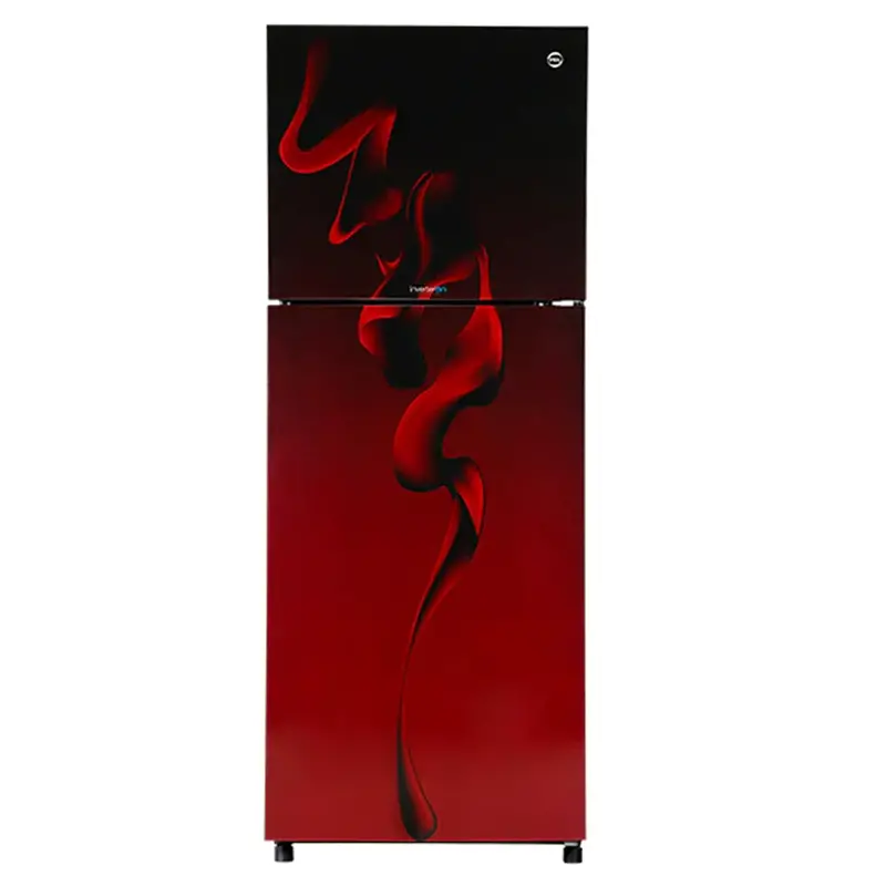 Pel Flar Glass-Door 22270 Maroon Blaze Inverter Refrigerator 1