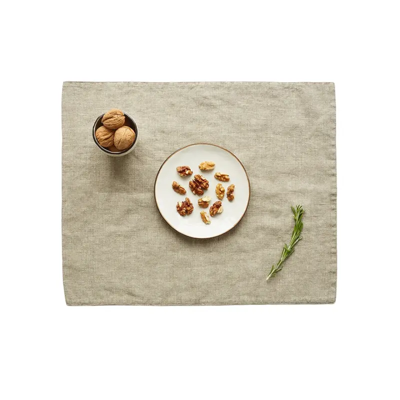 Pure Natural Linen Placemat – Unbleached And Eco-Conscious 1