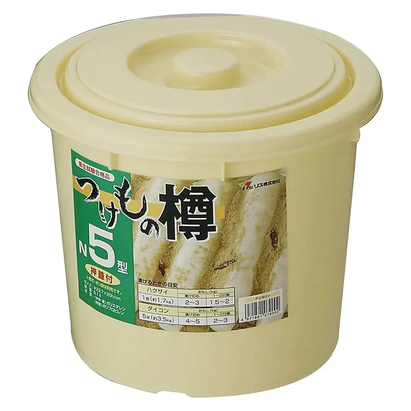 Risu Nukazuke Storage Jar – Polyethylene Fermentation Vessel 1
