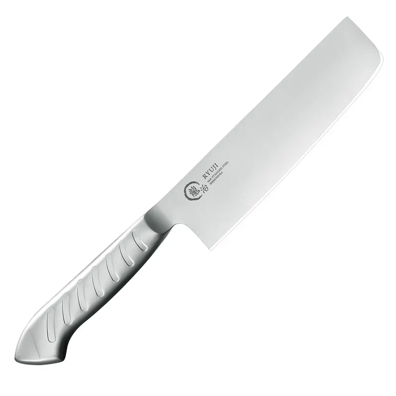 Ryuji Double-Bevel Nakiri Knife – Molybdenum Steel 1