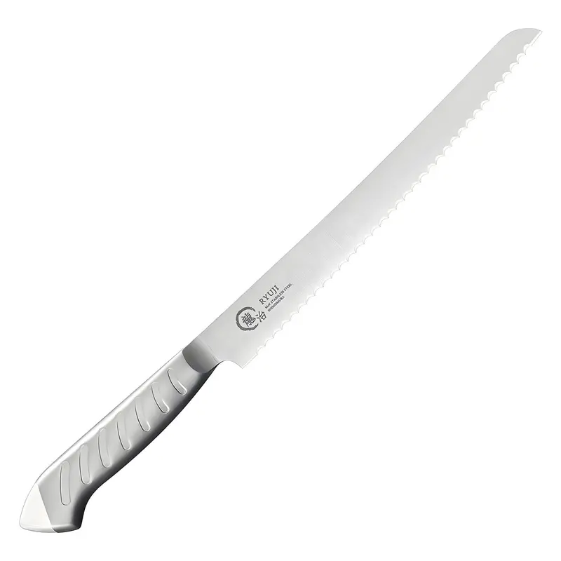 Ryuji Molybdenum Steel Bread Knife With Wavy Edge 1