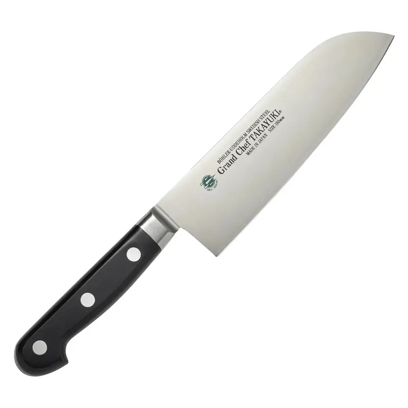 Sakai Takayuki Grand Chef Santoku Knife – 180 Mm All-Purpose Japanese Chef’S Blade 1