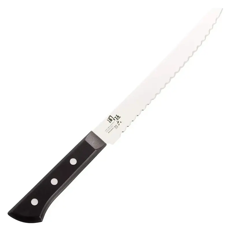 Seki Magoroku Wakatake Stainless Steel Serrated Bread Knife 1