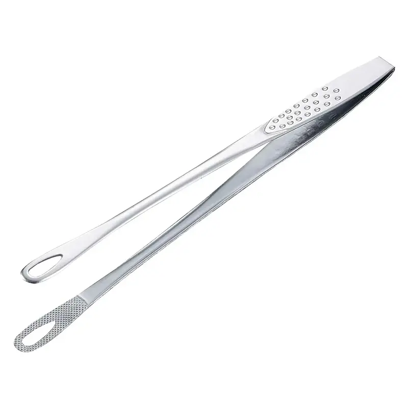 Senbudo Ergonomic Stainless Steel Bbq Tongs 1