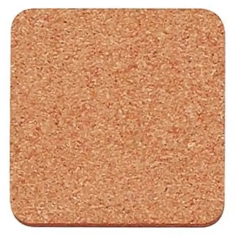Shimbi Cork Square Coaster – Sustainable & Textured Surface 1